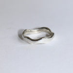 Silver Wave Ring - Golden