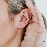 Crux Sterling Silver Ear Cuff