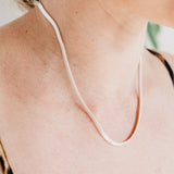 Crux Sterling Silver Snake Chain Necklace