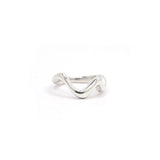 Wavey Stacker Ring Silver