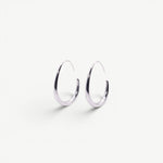 Slim Hoops Earrings Silver - Golden