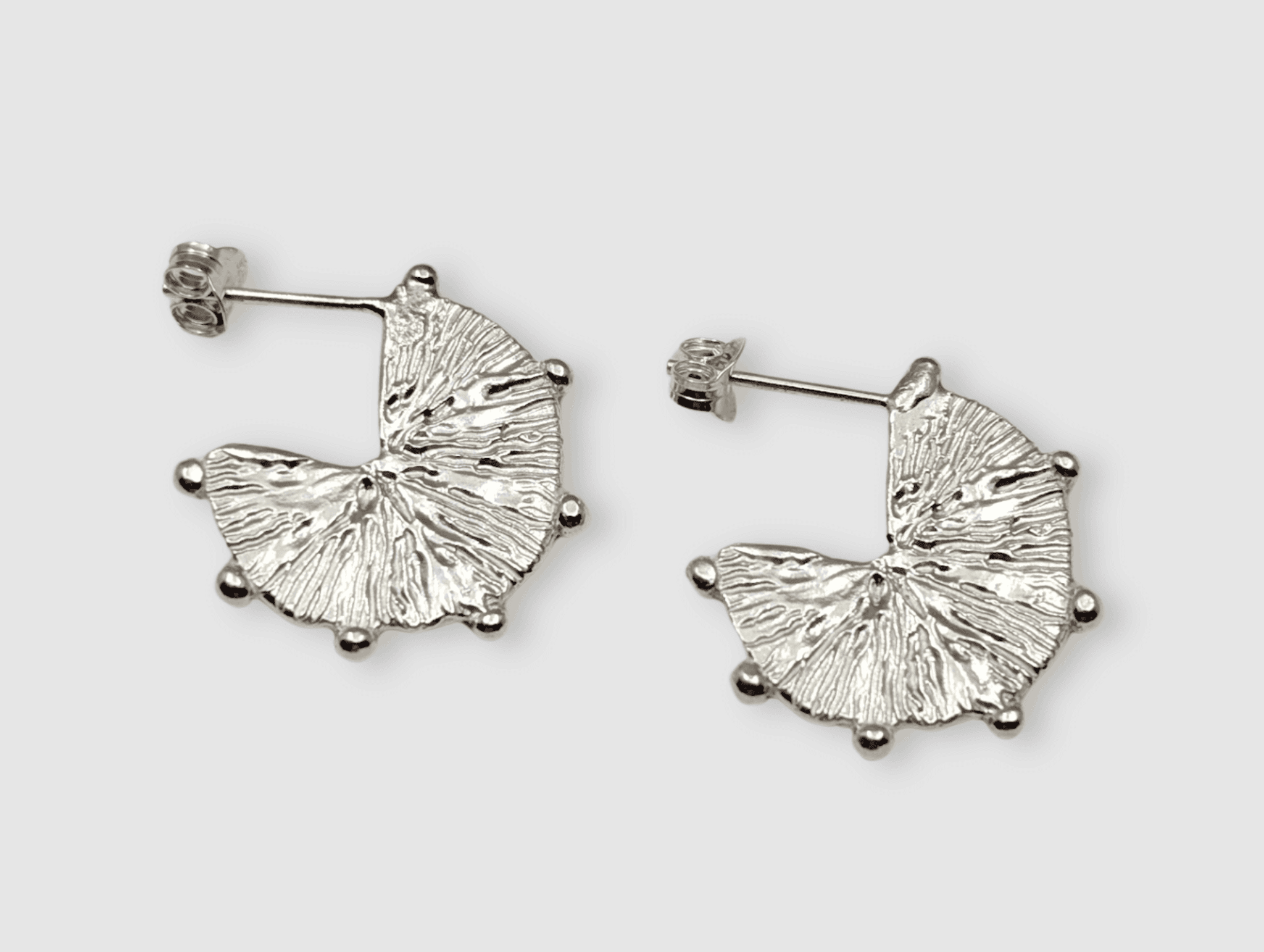 Milly-Maunder-Soliel-Sterling-Silver-Textured-Sun-Disc-Circle-Hoop-Earrings-Beaded-Edge-Rustic-Statement-Hoops-Summer-jewellery