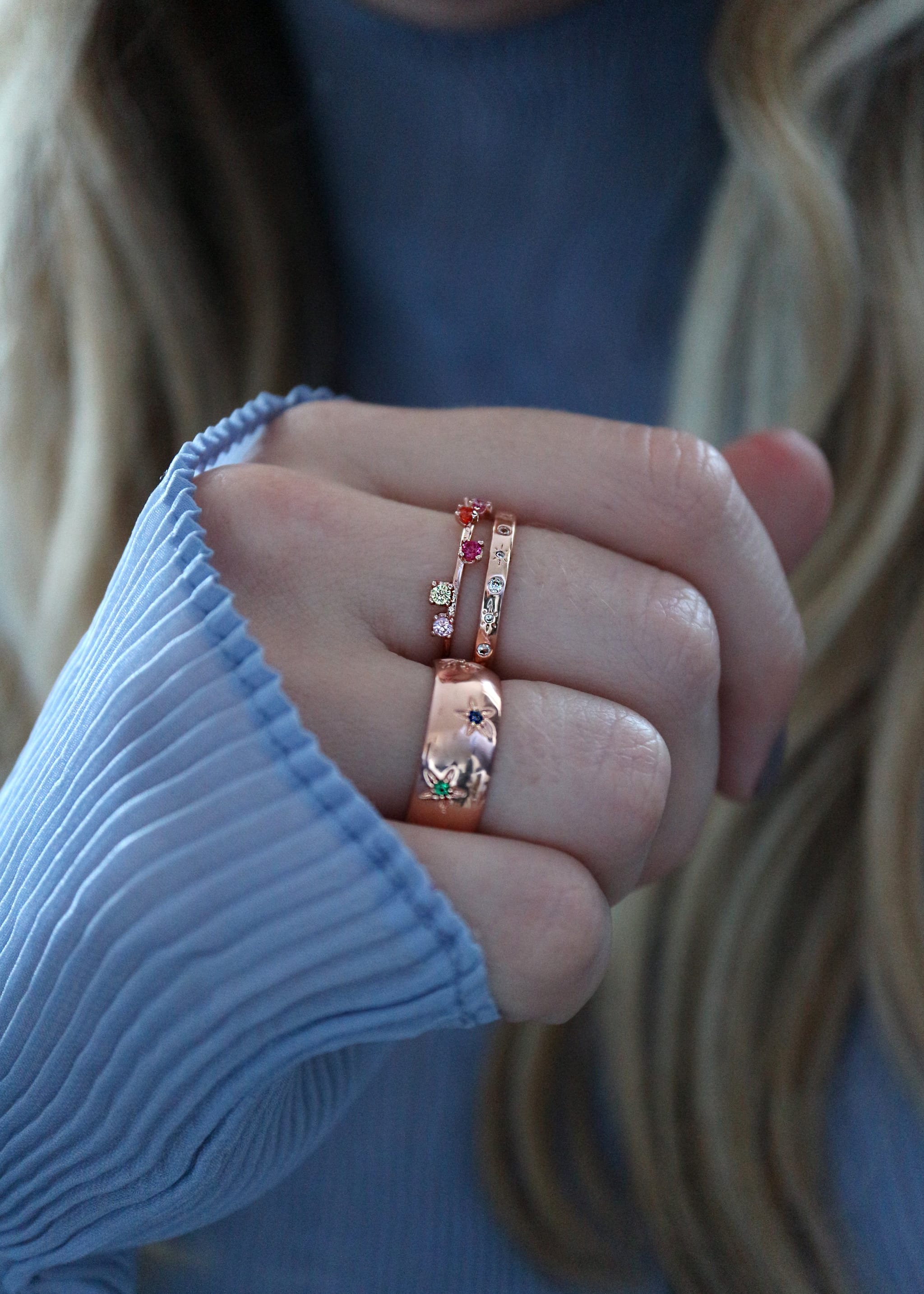 Junk-Jewels-Starburst-Diamond-Star-Ring-Gold-Band-Silver
