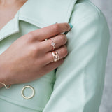 Starburst Ring Gold & Silver