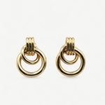 Statement Twisted Ear Studs - Golden