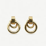 Statement Twisted Ear Studs - Golden