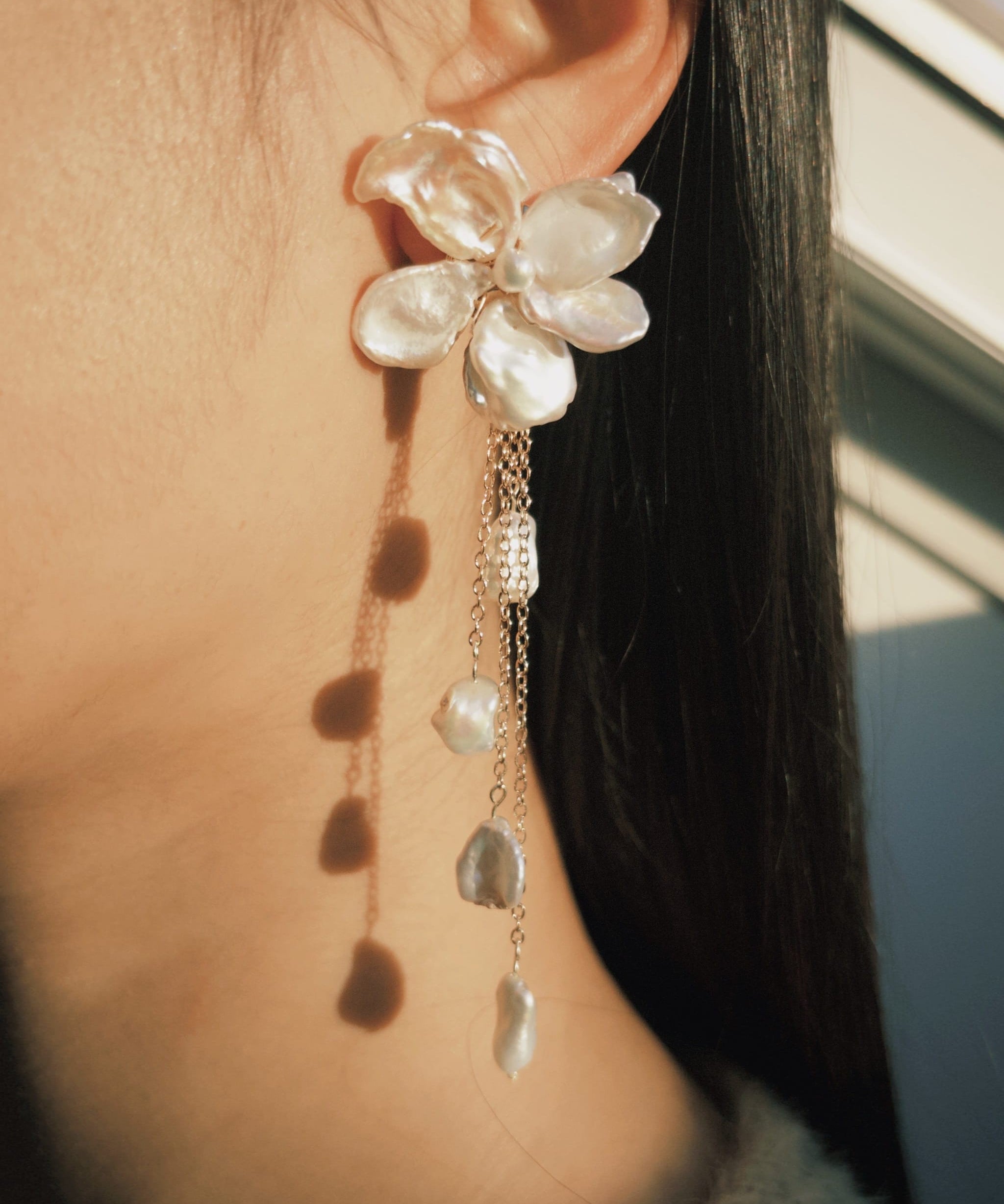 Cherie-Jewels-Stellar-Petal-Keshi-Pearl-Flower-Dangle -Drop-Beaded-Statement-Earrings-№04