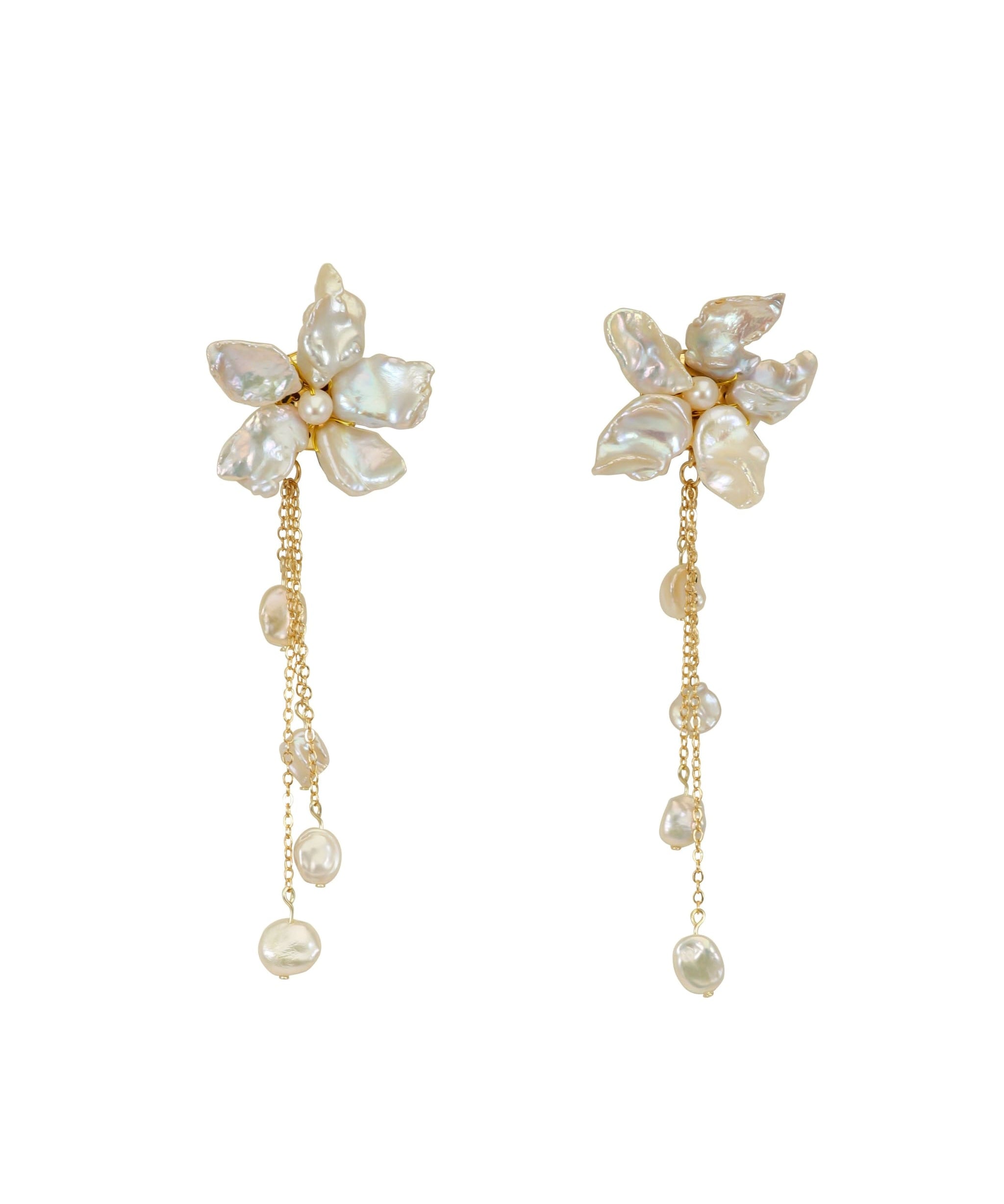Cherie-Jewels-Stellar-Petal-Keshi-Pearl-Flower-Dangle -Drop-Beaded-Statement-Earrings-№04