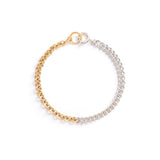 NORMA-Jewellery-Studio-10-Exclusive-Axis-bracelet-sterling-silver-curb-chain-18-ct-gold-vermeil-trace-chain-mixed-metals