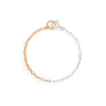 Norma-Jewellery-Studio-6-Exclusive-Frame-mixed-metal-chain-bracelet-18ct-gold-vermeil-curb-chain-sterling-silver-rectangle-cool-london