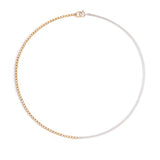 Norma-Jewellery-Drift-necklace-cool-everyday-refined-minimal-mixed-metal-sterling-silver-Belcher-Chain-18ct-gold-vermeil-Filed-Trace-Chain