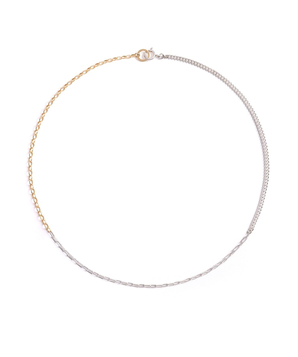 Norma-Jewellery-studio-7-exclusive-Flow-necklace-sterling-Silver-oval-Belcher-chain-silver-rectangle-trace-chain-gold-vermeil-18ct-curb-chain-cool-mixed-metal-London