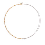 Norma-Jewellery-Exclusive-Studio-8-Relay-necklace-mixed-metal-gold-figaro-silver-curb-chain-chunky-everyday-cool