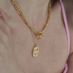 Junk-Jewels-T-Bar-Fastening-Figaro-Chain-Chunky-Gold-Necklace-Silver-Statement-Cool