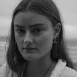 Milly-Maunder-T-Bar-Pendant-Huggie-Earrings-Molten-Texture-Gold-Plated-Everyday-Jewellery-Cool-Organic-Form-Staple-Design-Effortless