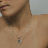 Milly-Maunder-Rustic-Textured-Beaded-Organic-Antique-T-Bar-Pendant-Necklace-Chain-Sterling-Silver