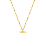 The Bar Necklace Gold - Golden
