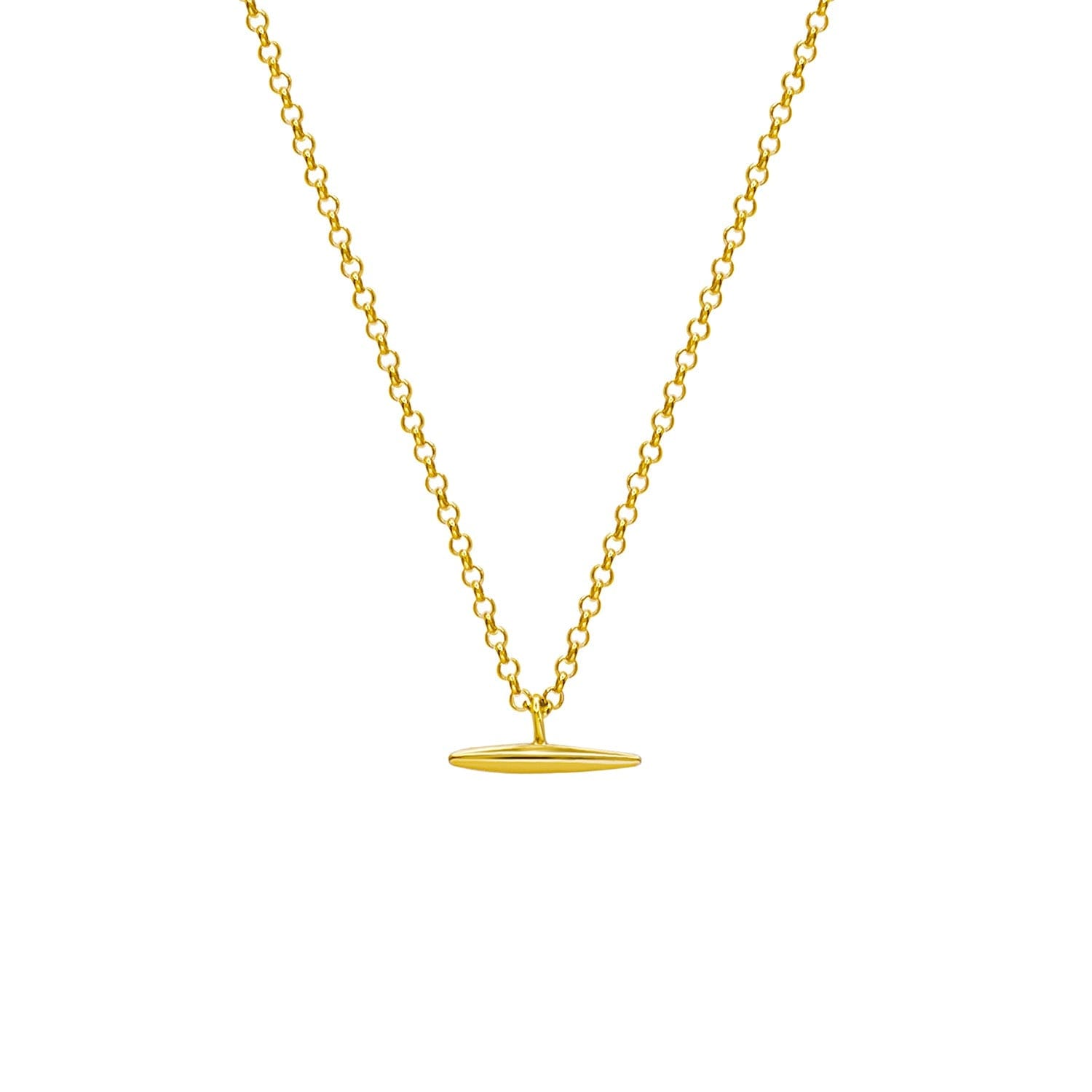 The Bar Necklace Gold - Golden