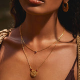 The Cancer Zodiac Amulet Necklace SingleNecklace-Kensho Heirlooms-GOLDEN-ShopGolden.co-Demifine-Jewellery-Destination-Contemporary-Curated-UK-Brands