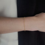 The Circle Gold Bracelet - Golden
