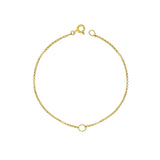 The Circle Gold Bracelet - Golden