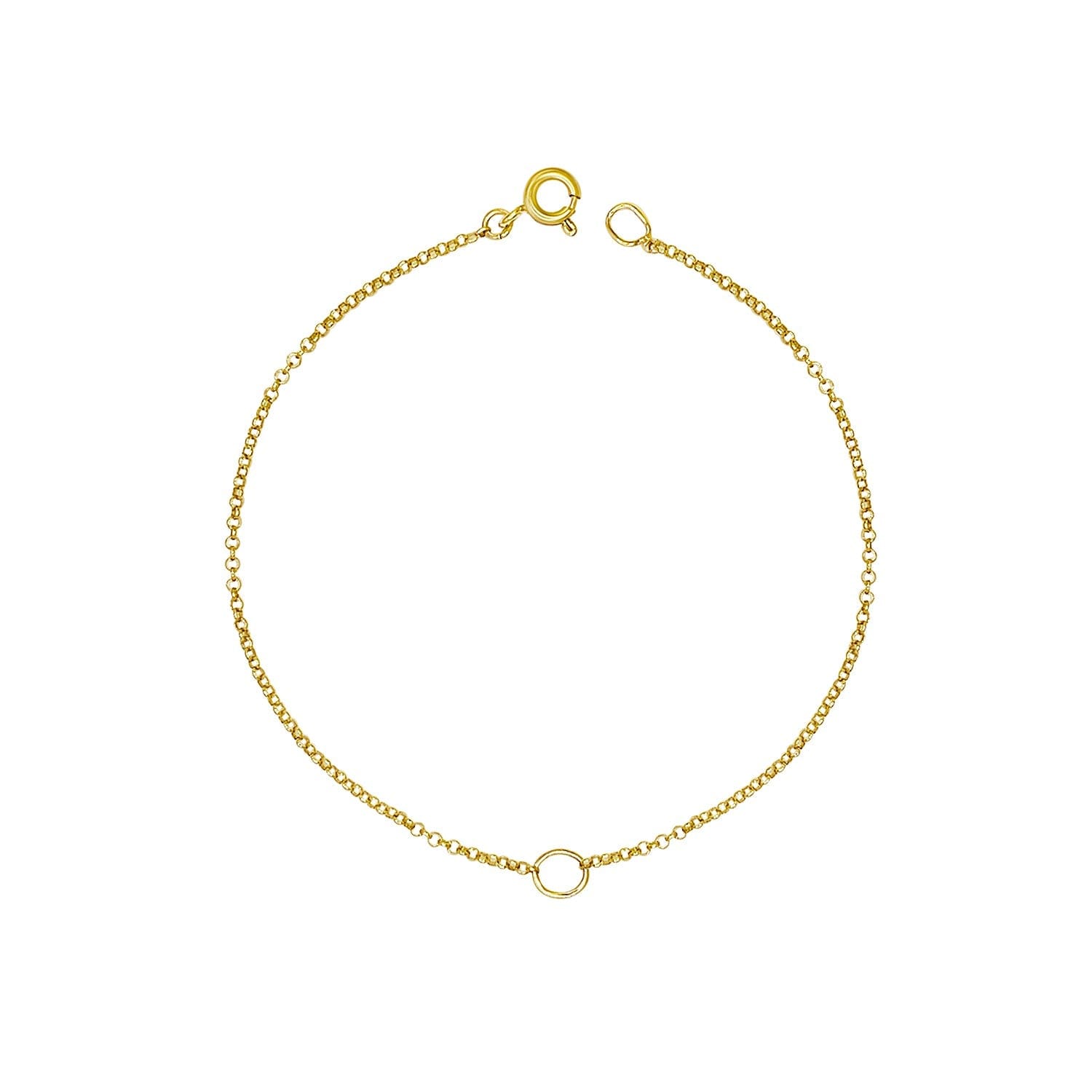 The Circle Gold Bracelet - Golden