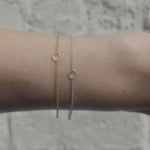 The Circle Silver Bracelet - Golden