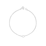 The Circle Silver Bracelet - Golden