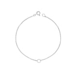 The Circle Silver Bracelet - Golden