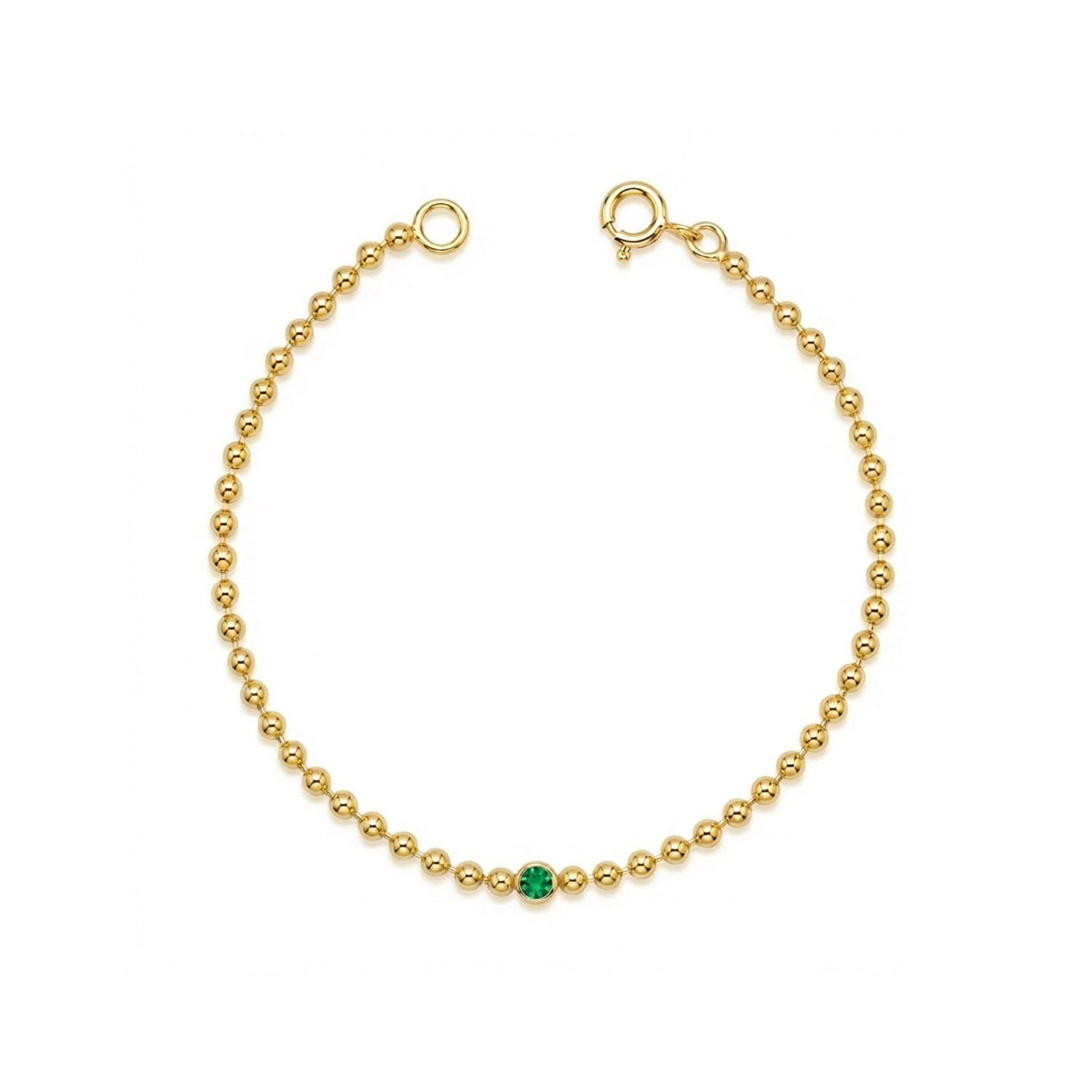The Emerald Bracelet/bracelets-Tory Long-GOLDEN-ShopGolden.co-Demifine-Jewellery-Destination-Contemporary-Curated-UK-Brands