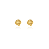 Liz-Crow-London-Presence-Studs-18CT-GOLD-Gentle-Stillness-Vermeil-18ct-Gold-Coin-Circle-Molten-Studs-Earrings-Texture 