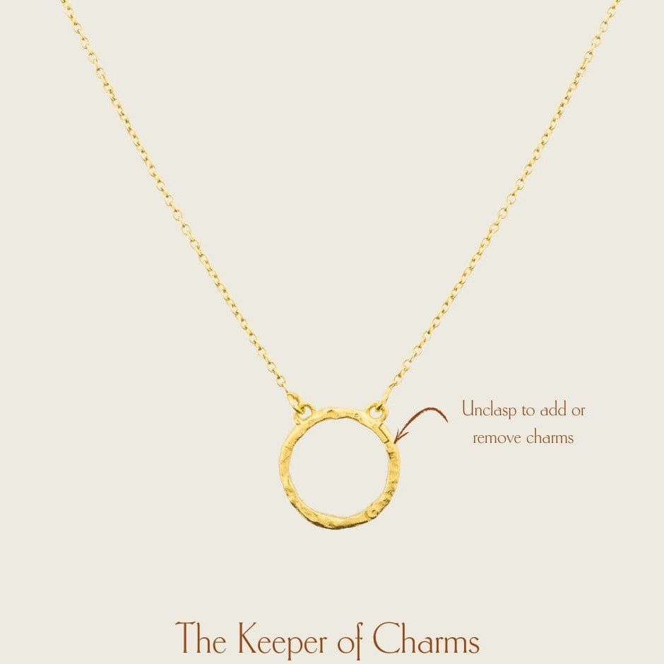 the-keeper-of-charms-necklace-Kensho-Heirlooms-gold-vermeil-sterling-silver-charm-interchangeable-pendant-boho-winter-sun-cool-versatile-timeless-personal-gift-grow-self-expression-mix-matchNecklaceNecklace-Kensho Heirlooms-GOLDEN-ShopGolden.co-Demifine-Jewellery-Destination-Contemporary-Curated-UK-Brands
