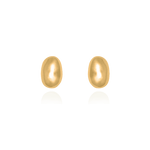Liz-Crow-London-Intuition-Studs-18CT-GOLD-Vermeil-The-Knowing-Bugget-Studs-Stud-Earrings-Ball-Oval-Sphere-Molten