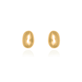 Liz-Crow-London-Intuition-Studs-18CT-GOLD-Vermeil-The-Knowing-Bugget-Studs-Stud-Earrings-Ball-Oval-Sphere-Molten