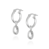 Liz-Crow-London-The-Knowing-Intuition-Small-Pendant-Ball-Sphere-Nugget-Hoops-Hoop-Earrings-Sterling-Silver