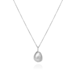 Liz-Crow-London-Courage-Necklace-The-Leap-Sterling-Silver-Delicate-Molten-Nugget-Ball-Sphere-Pendant-Necklace