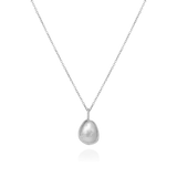 Liz-Crow-London-Courage-Necklace-The-Leap-Sterling-Silver-Delicate-Molten-Nugget-Ball-Sphere-Pendant-Necklace