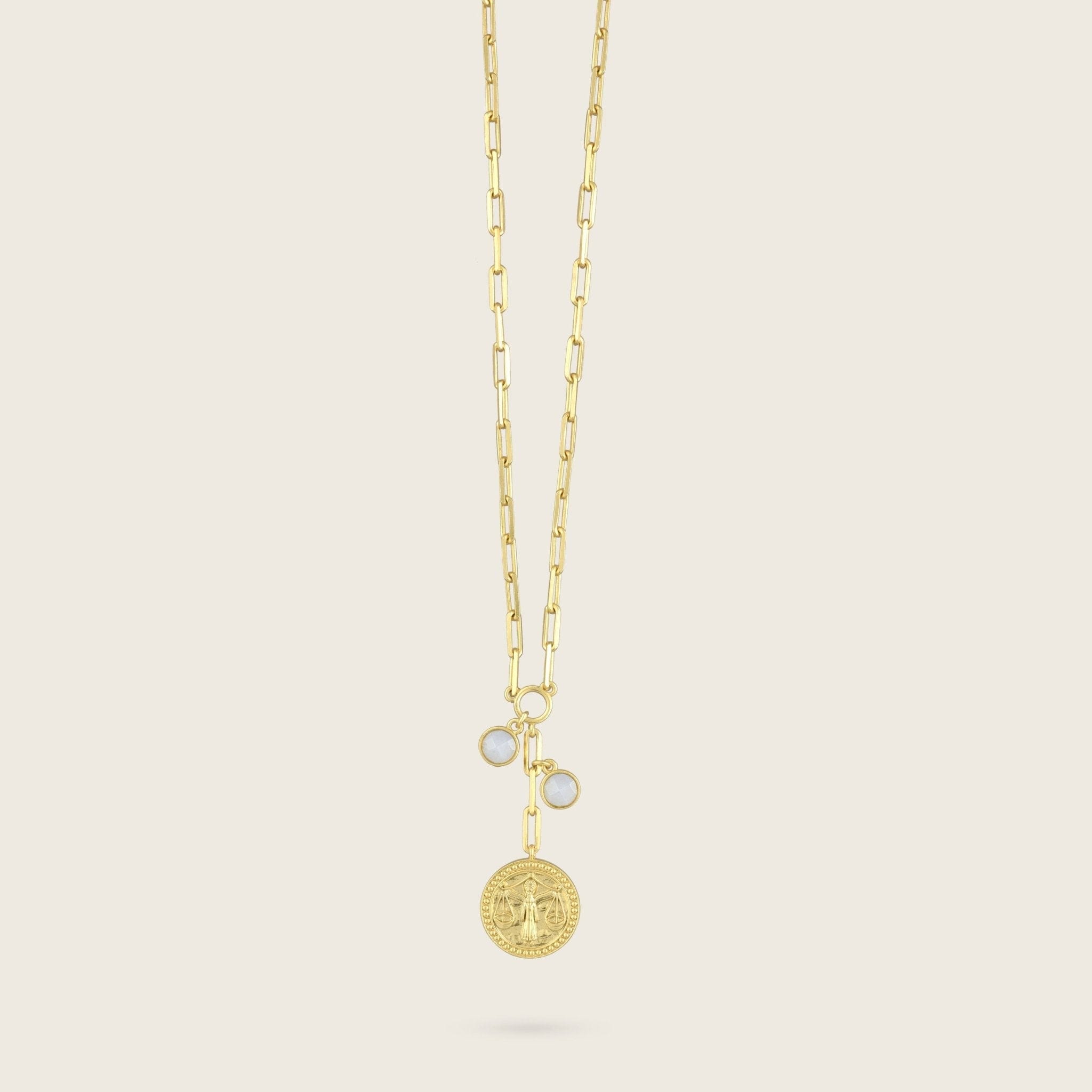 the-libra-zodiac-amulet-necklace-viKensho-heirlooms-opal-birthstone-gemstone-stone-statement-necklace-gold-vermeil-18ct-boho-winter-sun-cool-zodiac-star-sign-vintage-coin-inspired-Golden-NecklaceNecklace-Kensho Heirlooms-GOLDEN-ShopGolden.co-Demifine-Jewellery-Destination-Contemporary-Curated-UK-Brands