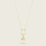 The Origins of Love Gold Charm-heart-citrine-stone-yellow-hammered-pendant-gold-vermeil-cool-boho-interchangable-mix-match-pendant-charm-necklace-layering-Kensho-Heirlooms-Summer-jewellery-handmade-uk-golden-brandsCharms-Kensho Heirlooms-GOLDEN-ShopGolden.co-Demifine-Jewellery-Destination-Contemporary-Curated-UK-Brands