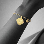 the-scorpio-zodiac-bracelet-bangle-18ct-gold-vermeil-statement-cool-jewellery-vintage-antique-coin-charm-personal-star-sign-gift-everyday-meaningful-winter-sun-boho-uk-jewellery-brand-curated-at-golden-citrine-yellow-stoneBracelets-Kensho Heirlooms-GOLDEN-ShopGolden.co-Demifine-Jewellery-Destination-Contemporary-Curated-UK-Brands