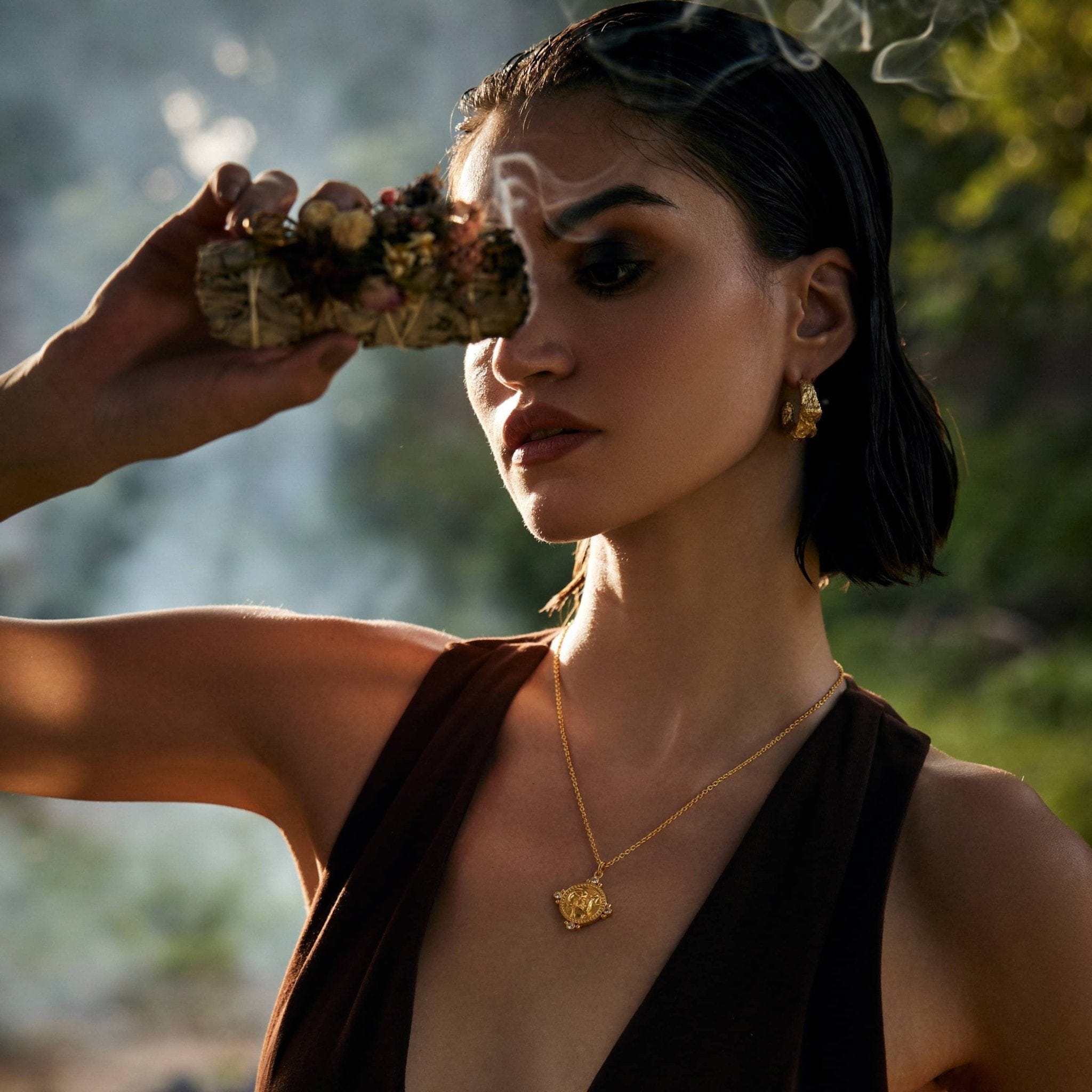 The Silent Verse Earrings-18ct-gold-vermeil-kensho-heirlooms-statement-hoops-hoop-gold-rustic-textured-hammered-molten-unique-gift-statement-earrings-handmade-uk-boho-summer-jewellery-everyday-day-nightEarrings-Kensho Heirlooms-GOLDEN-ShopGolden.co-Demifine-Jewellery-Destination-Contemporary-Curated-UK-Brands