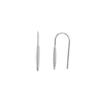 The Sleek Silver Earring - Golden