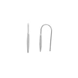 The Sleek Silver Earring - Golden