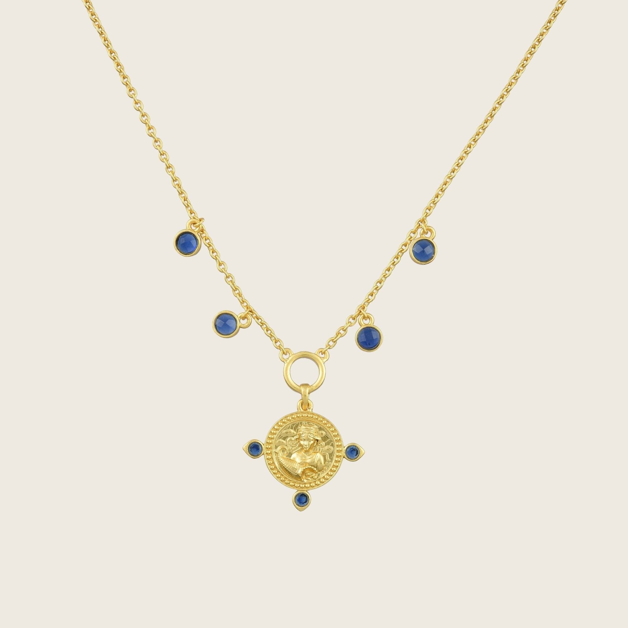 The Virgo Zodiac Amulet NecklaceNecklace-Kensho Heirlooms-GOLDEN-ShopGolden.co-Demifine-Jewellery-Destination-Contemporary-Curated-UK-Brands