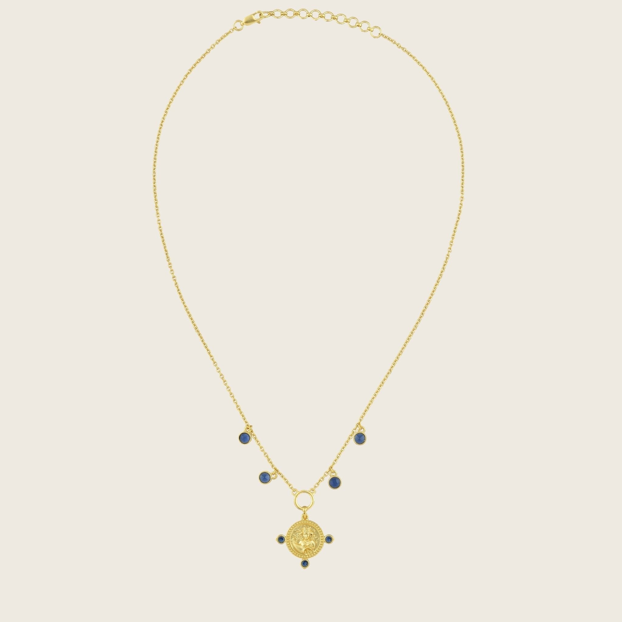 The Virgo Zodiac Amulet NecklaceNecklace-Kensho Heirlooms-GOLDEN-ShopGolden.co-Demifine-Jewellery-Destination-Contemporary-Curated-UK-Brands