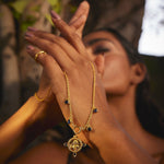 The Virgo Zodiac Amulet NecklaceNecklace-Kensho Heirlooms-GOLDEN-ShopGolden.co-Demifine-Jewellery-Destination-Contemporary-Curated-UK-Brands