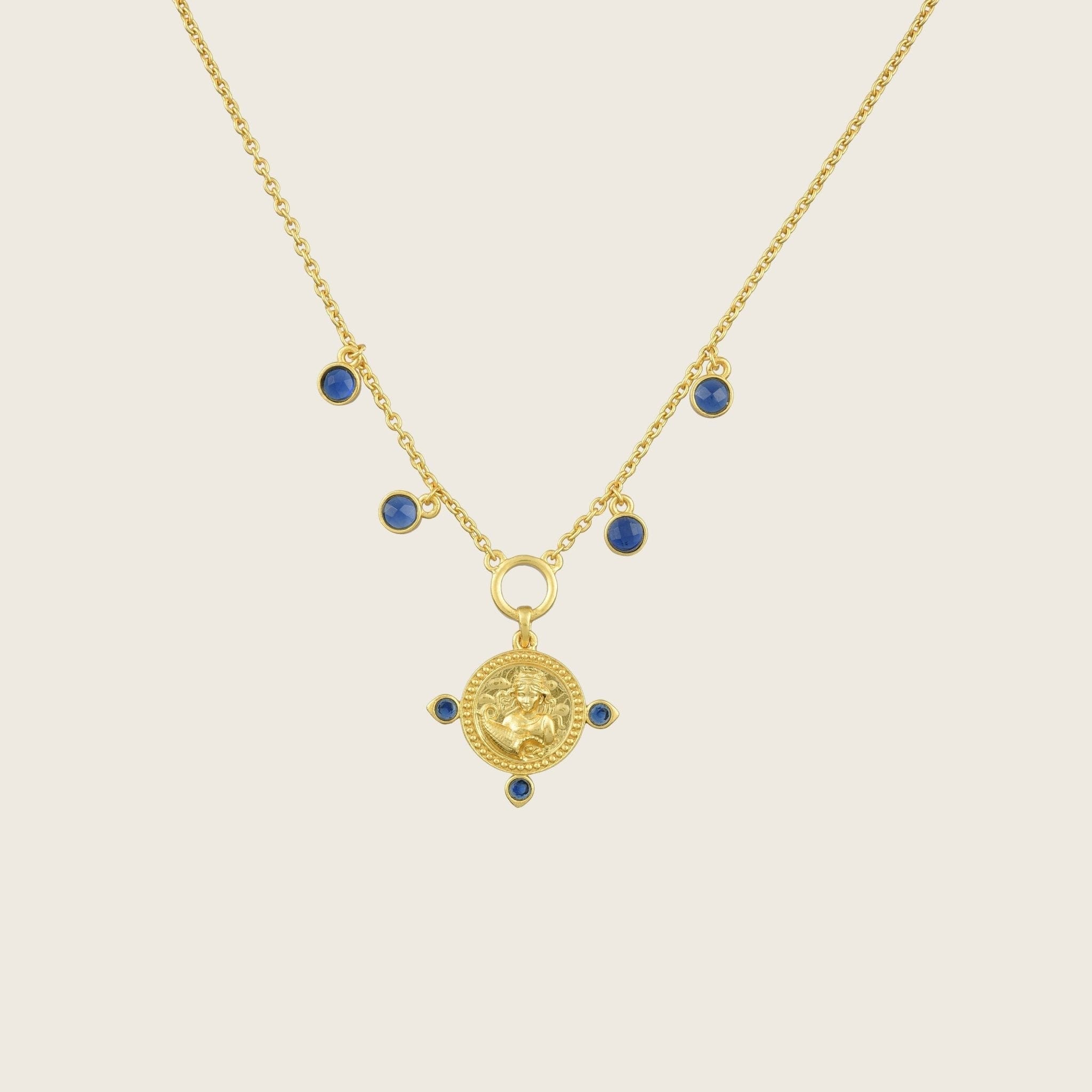 The Virgo Zodiac Amulet NecklaceNecklace-Kensho Heirlooms-GOLDEN-ShopGolden.co-Demifine-Jewellery-Destination-Contemporary-Curated-UK-Brands