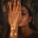 The Virgo Zodiac Amulet NecklaceNecklace-Kensho Heirlooms-GOLDEN-ShopGolden.co-Demifine-Jewellery-Destination-Contemporary-Curated-UK-Brands