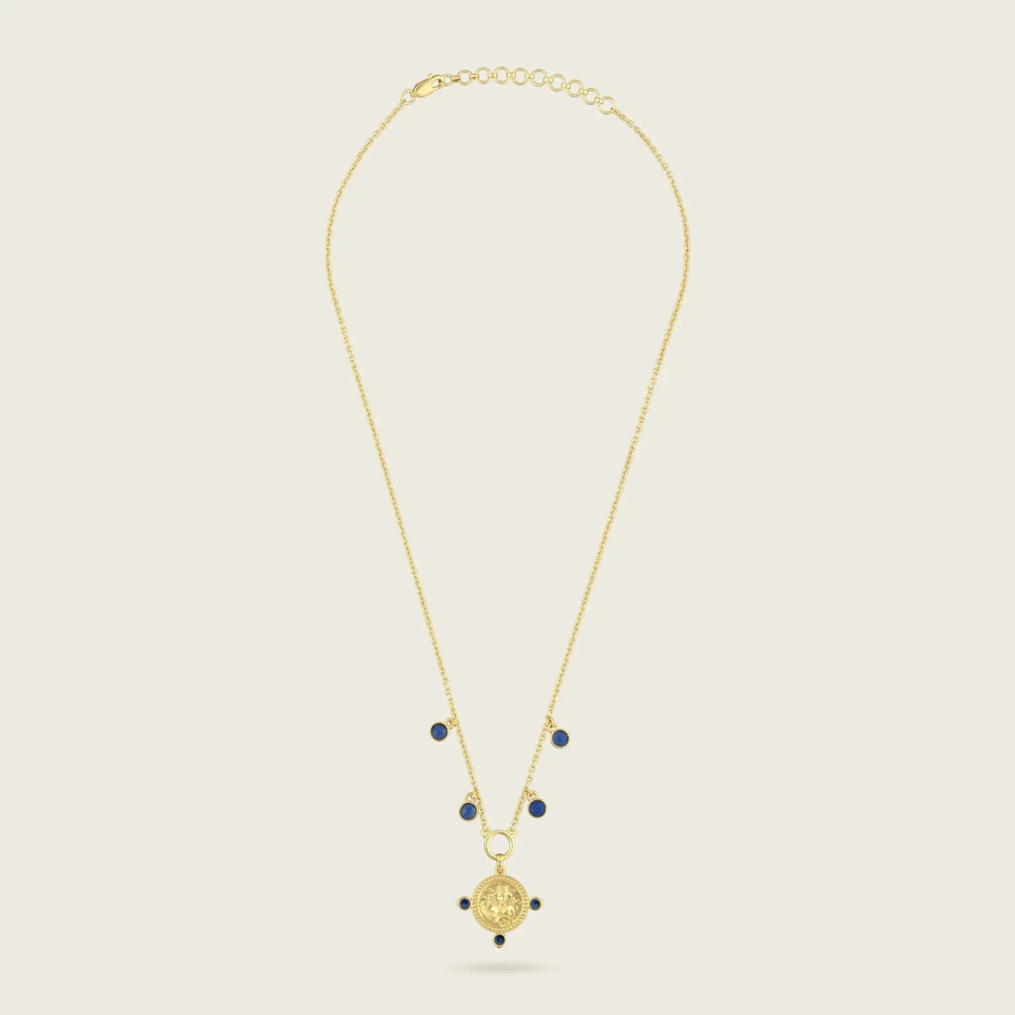 The Virgo Zodiac Amulet NecklaceNecklace-Kensho Heirlooms-GOLDEN-ShopGolden.co-Demifine-Jewellery-Destination-Contemporary-Curated-UK-Brands