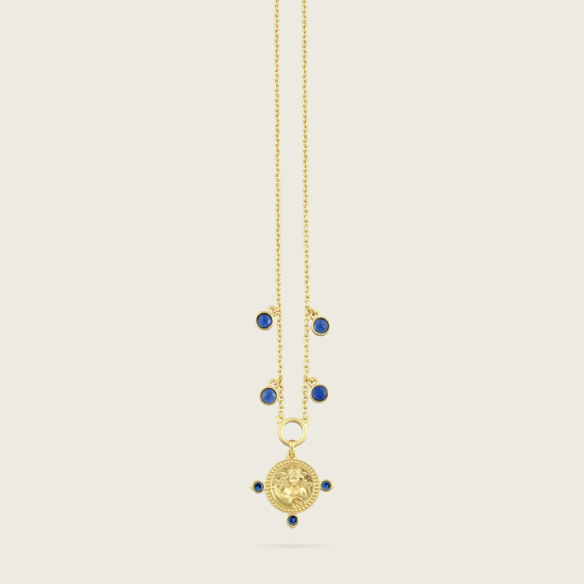 The Virgo Zodiac Amulet NecklaceNecklace-Kensho Heirlooms-GOLDEN-ShopGolden.co-Demifine-Jewellery-Destination-Contemporary-Curated-UK-Brands
